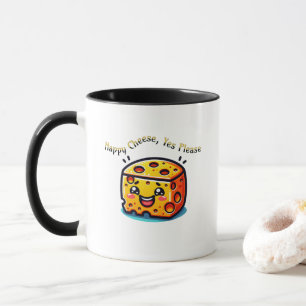 Caneca Queijo Feliz, Sim, Por Favor