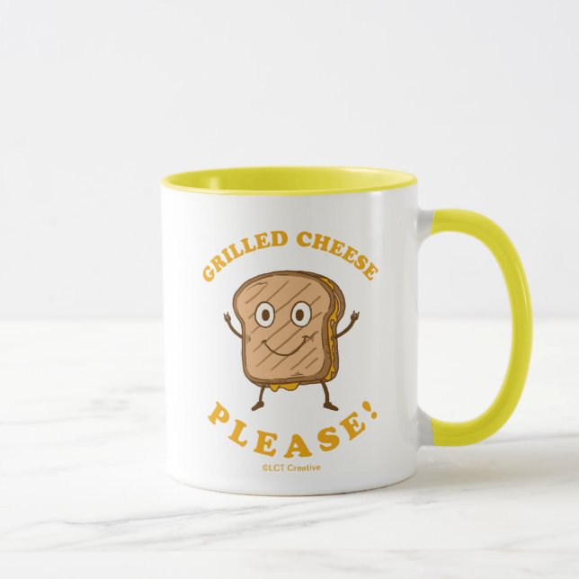 Caneca Queijo grelhado, por favor (Direita)