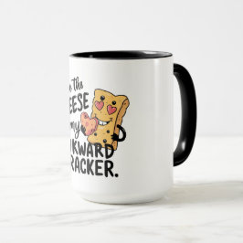Caneca Queijo para o meu awkward | Namorados engraçado e 
