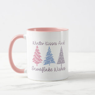 Caneca Queijos de inverno e Flocos de neve