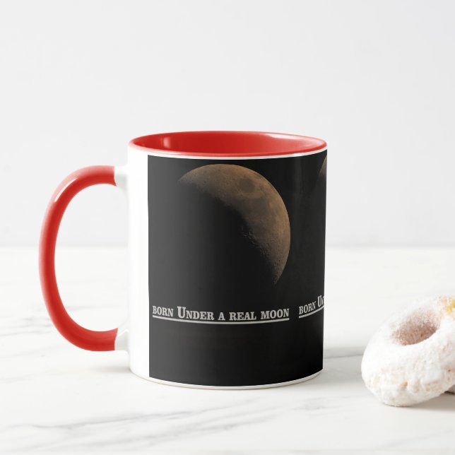 Caneca Queime Sob uma Lua Real (Com Donut)