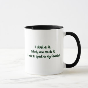 Caneca Queira falar ao Grandad