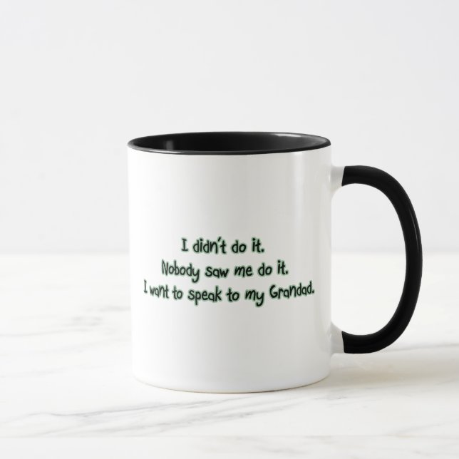 Caneca Queira falar ao Grandad (Direita)