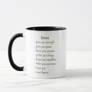 Caneca Quem é Jesus Lembrança Confortante Presente