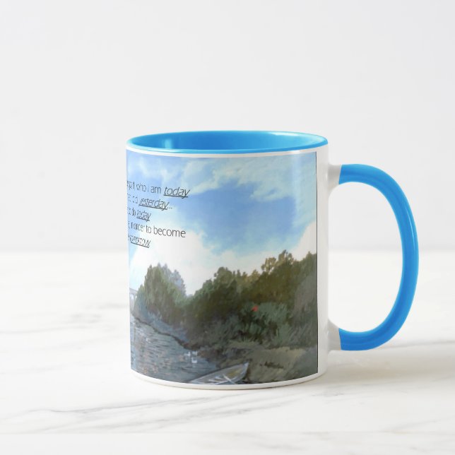 Caneca Quem sou hoje Inspirador (Direita)