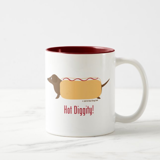 Caneca quente de Diggity (Direita)