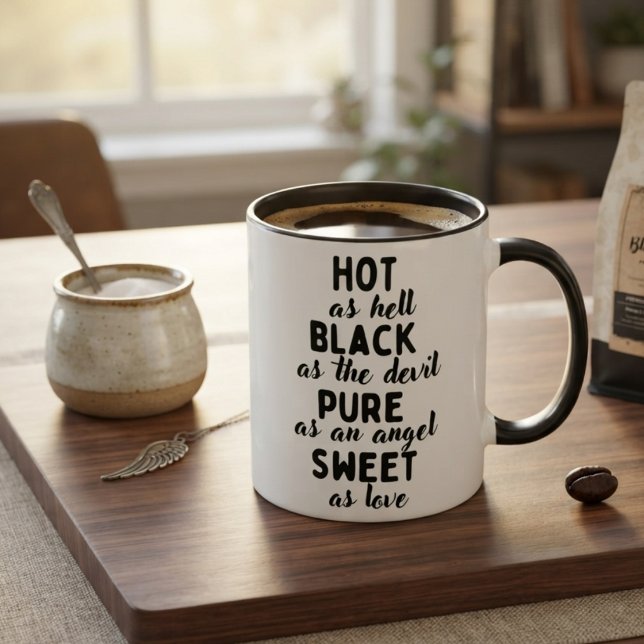 Caneca Quente Preto Puro Doce (Criador carregado)