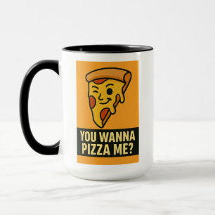 Caneca Queres Pizza? - Fatia de Sass