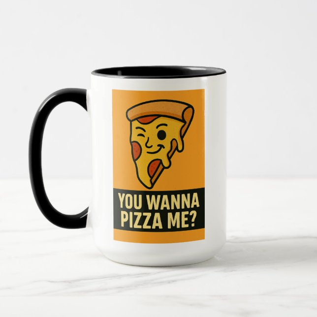 Caneca Queres Pizza? - Fatia de Sass (Esquerda)