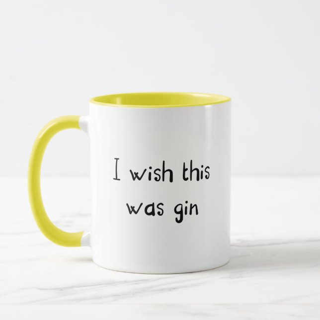 Caneca Queria Que Fosse Gin Mug (Esquerda)
