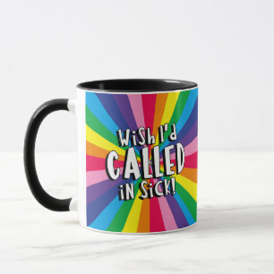 Caneca Queria ter ligado para a Mug doente