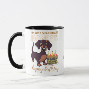Caneca Querido Dachshund Dog Engraçado MOM ou Pais Anive