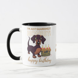 Caneca Querido Dachshund Dog Engraçado MOM ou Pais Aniver