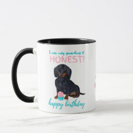 Caneca Querido Dachshund Dog Engraçado MOM ou Pais Aniver