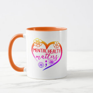 Caneca Questões de saúde mental