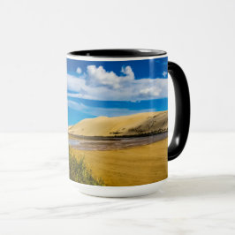 Caneca Quickand stream perto de 90-Mile Beach, Nova Zelân