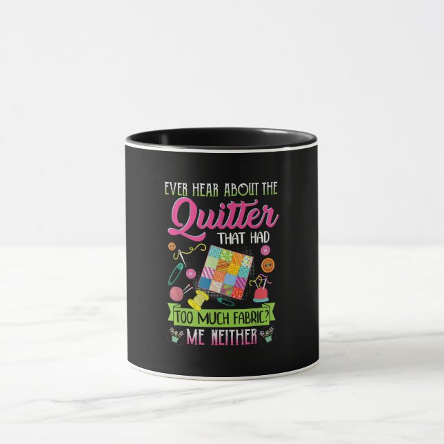 Caneca Quiling Womens Cita Sobre Quilter (Centro)
