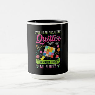 Caneca Quilting Womens Cita Sobre Quilter
