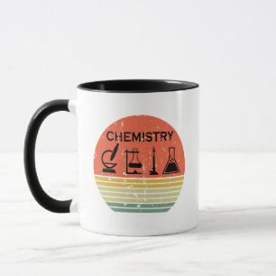 Caneca Química do pôr do sol vintage