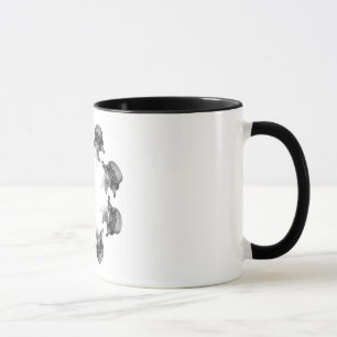 Caneca Quiroterapia do teste padrão de Starburst da