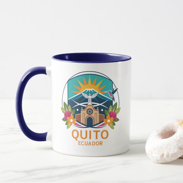 Caneca Quito Ecuador South America (Com Donut)