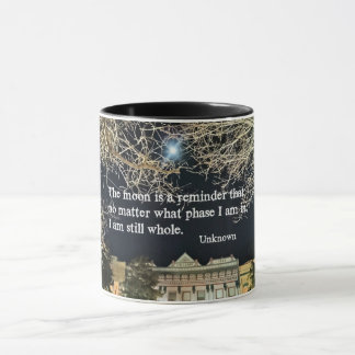 Caneca Quote about self worth.