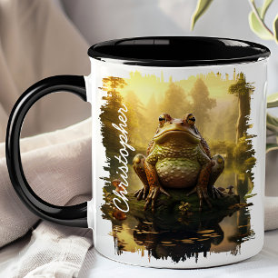 Caneca Rã pela Reflexão do Lago da Manhã