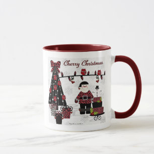 Caneca RAB Rockabilly Cherry Papais noeis de Natal Dão M