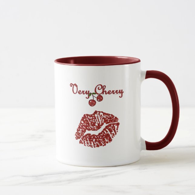 Caneca RAB Rockabilly Muito Cherry Kiss (Direita)