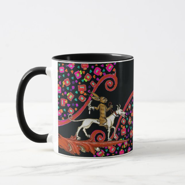 Caneca Rabbit BESTIAL MEDIEVAL ESTRANHO A Andar por Cacho (Esquerda)