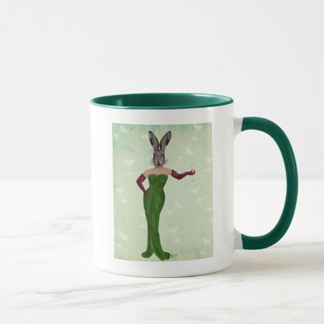 Caneca Rabbit Green Dress 2 (Direita)