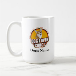 Caneca Raça Personalizada De Cães-Cão-De-Cão-Lover-Corgi