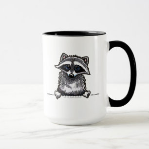 Caneca Raccoon Line Art