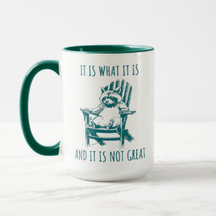 Caneca Raccoon Meme, é o que é e não é o EXCELENTE