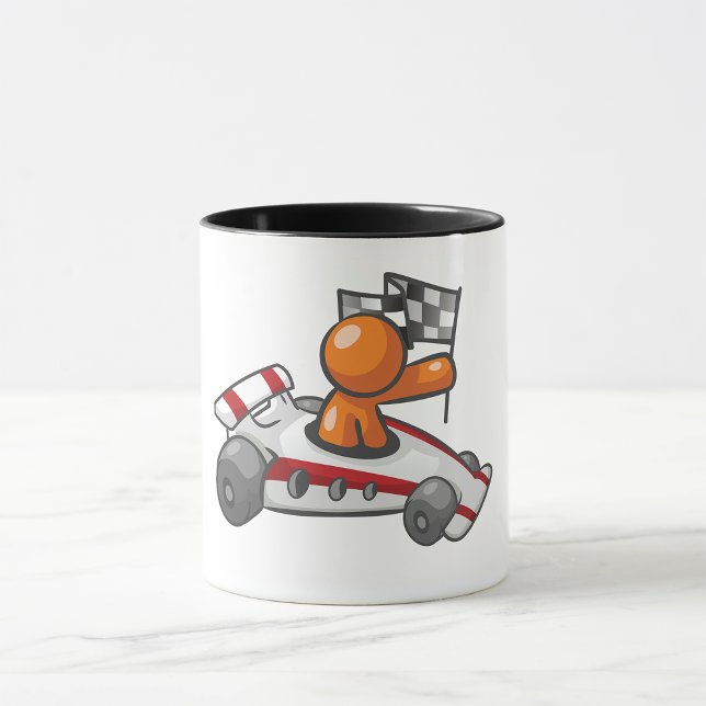 Caneca Race Car Verificado Sinalizador Mug (Criador carregado)
