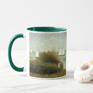 Caneca Rade de Grandcamp de Georges Seurat, Arte Antiga