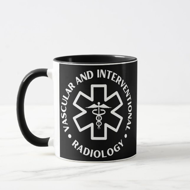 Caneca Radiologia vascular e interventiva Médico (Esquerda)
