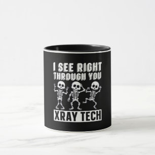 Caneca Radiologista Eu Vejo Através De Sua Tecnologia Rad