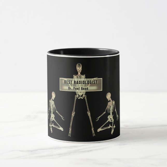 Caneca Radiologista Personalizado Engraçado Doutor Gift M (Centro)