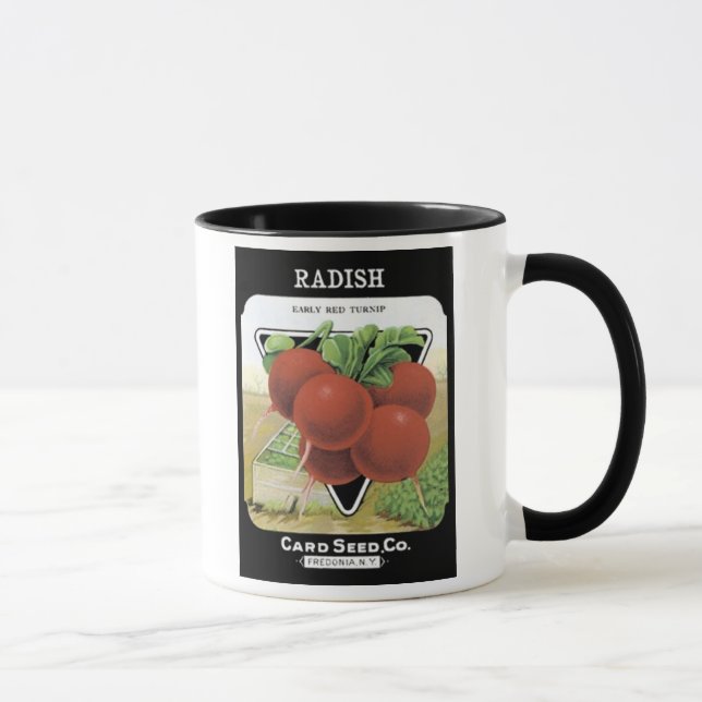 Caneca Radish Early Red Turnim Card Seed Co (Direita)