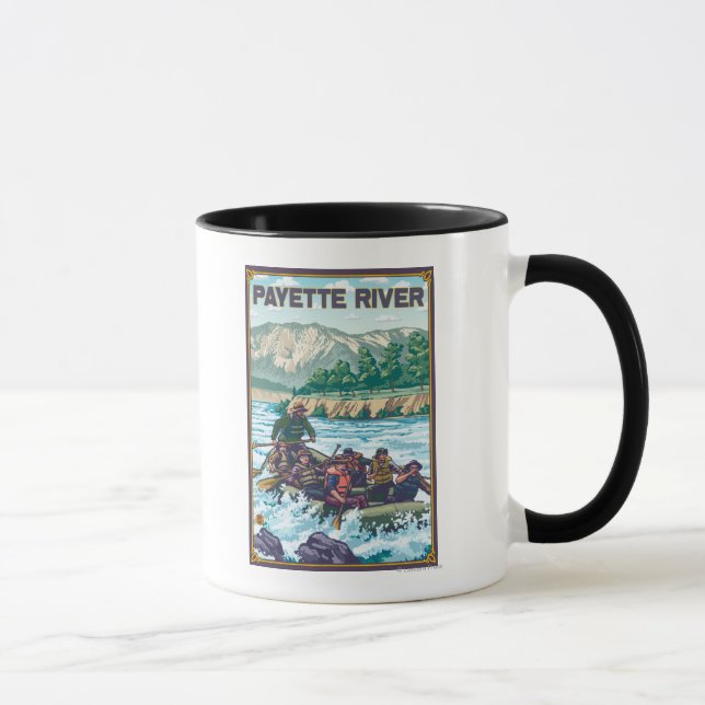 Caneca Rafa de Água Branca - Rio Payette, Idaho (Direita)