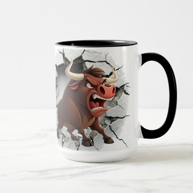 Caneca Raging bull Two-Tone Mug, 15 oz (Direita)