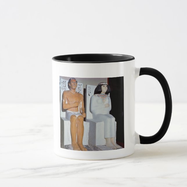 Caneca Rahotep e sua esposa, Nofret, de Meydum (Direita)