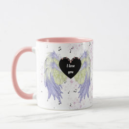 Caneca Rainbow angel wings