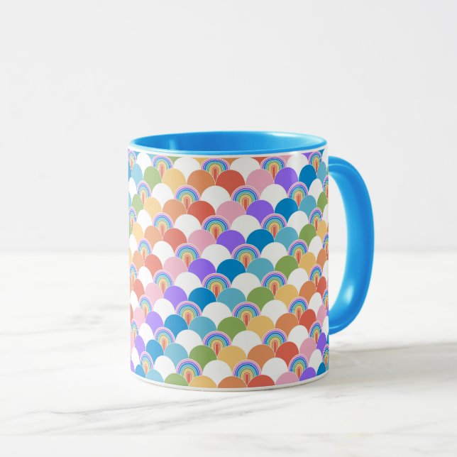 Caneca Rainbow Clamshell (Frente Esquerda)