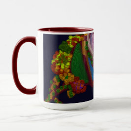 Caneca Rainbow Colored Floral