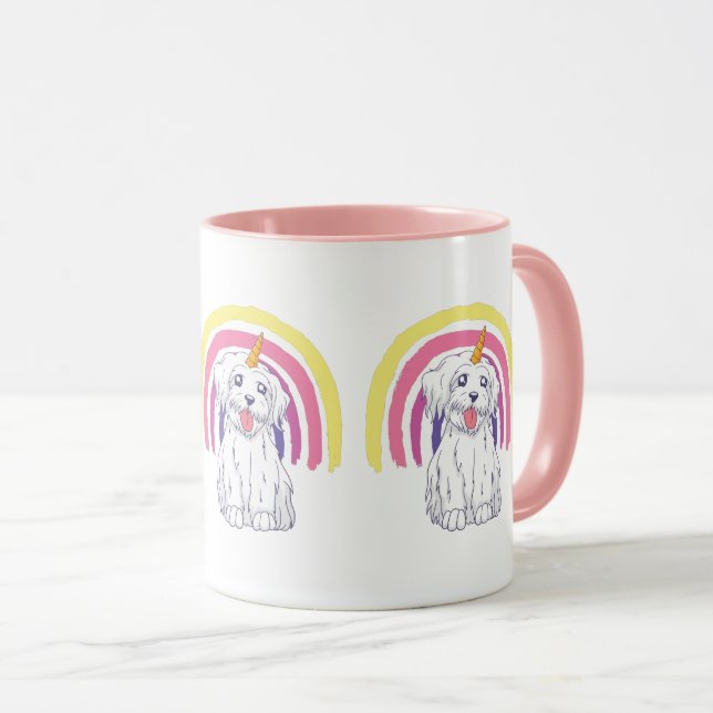 Caneca Rainbow Dogicorn (Frente Esquerda)