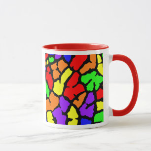 Caneca Rainbow Giraffe Impressão