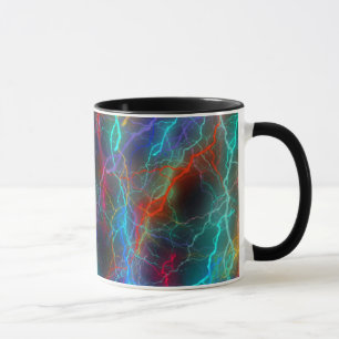 Caneca Rainbow Lightning Storm