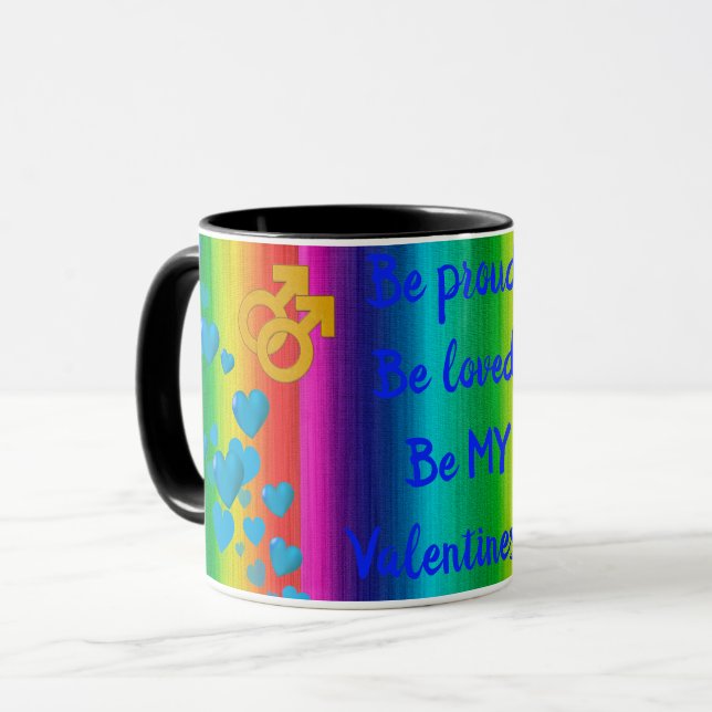 Caneca Rainbow Love Man (Frente Esquerda)